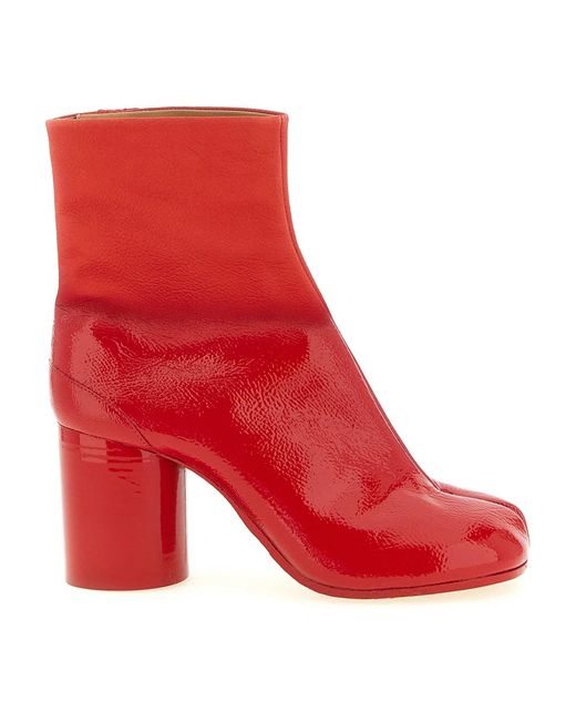 Maison Margiela Red Heeled Boots