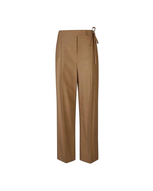 Eleventy Natural Straight Trousers