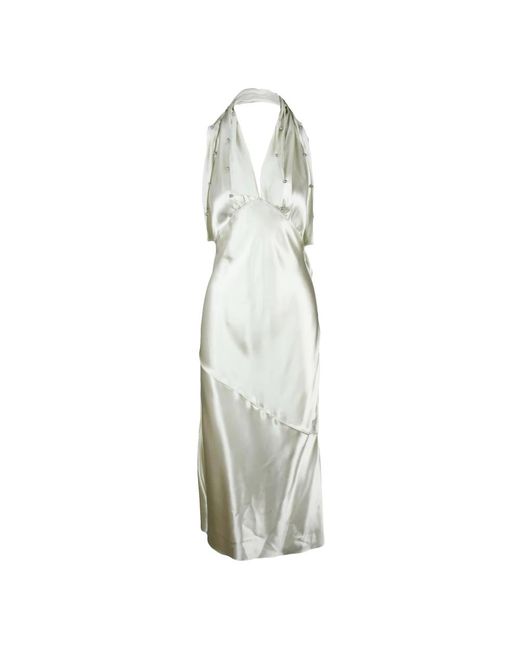 Bottega Veneta White Maxi Dresses