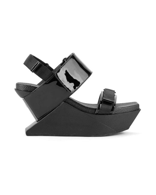 United Nude Black Wedges