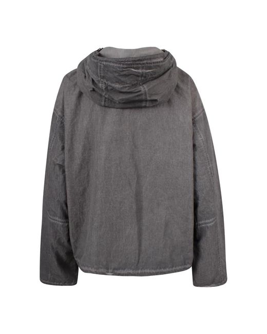 DIESEL Gray Light Jackets