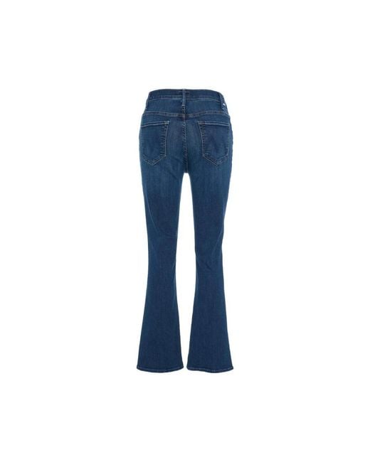 Mother Blue Flared Jeans