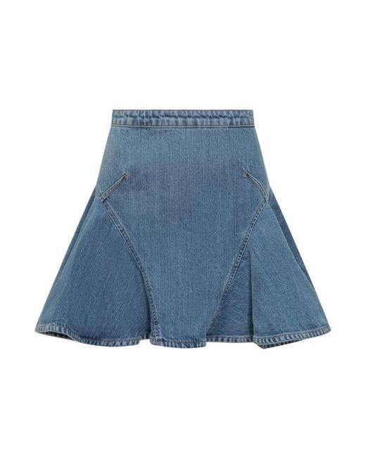 Denim Skirts Givenchy de color Blue