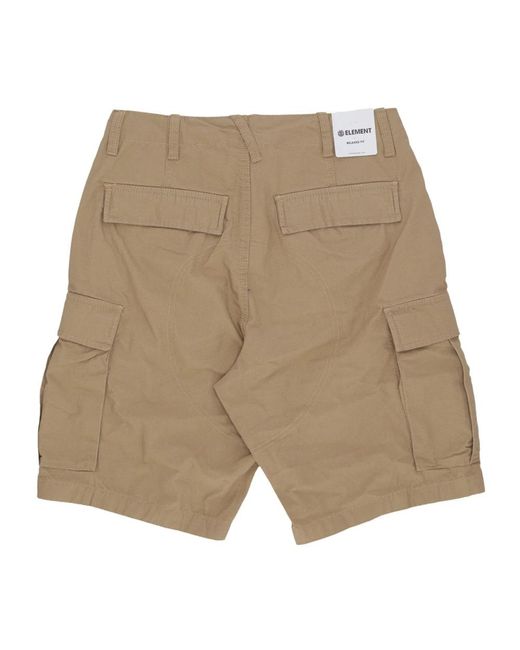 Element Ripstop Cargo Shorts in Natural für Herren