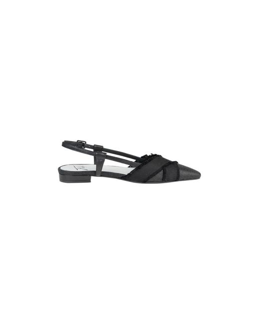 Roberto Festa Black Ballerina Shoes