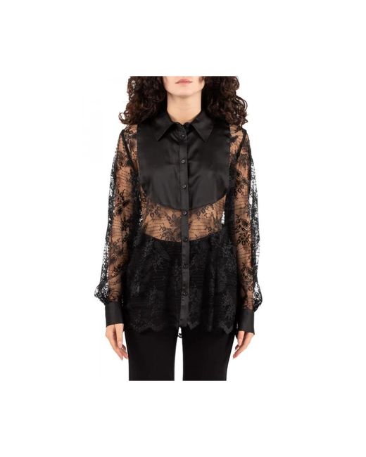 Hanita Overhemden ,Zwart ,Camicia in het Black