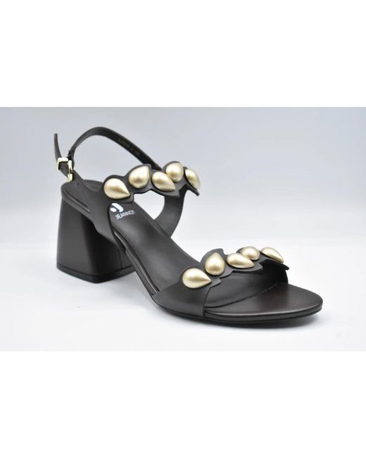 Jeannot Black High Heel Sandals