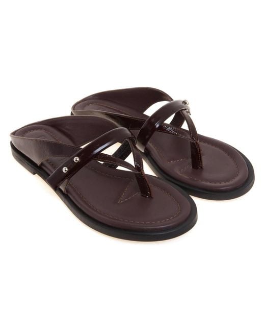 Poeve Brown Flip Flops