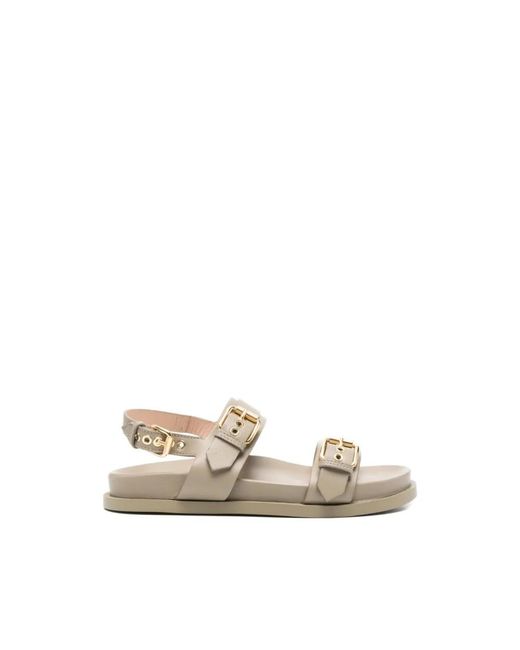 Agl Attilio Giusti Leombruni Natural Flat Sandals