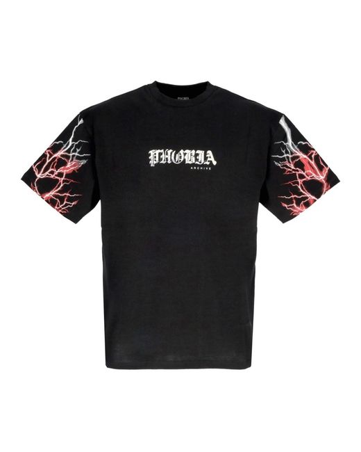 PHOBIA ARCHIVE Lightning Tee in Black für Herren