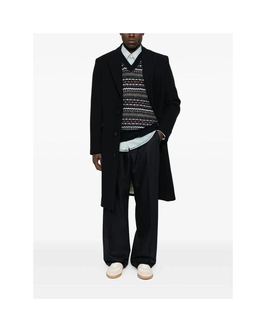 Golden Goose Deluxe Brand Black Single-Breasted Coats for men