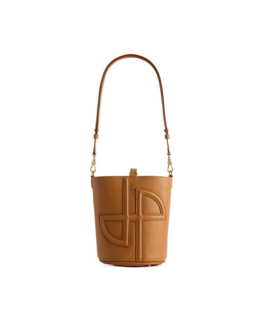 Patou Brown Bucket Bags