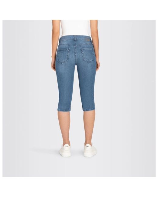 M·a·c Blue Superweiche denim capri jeans