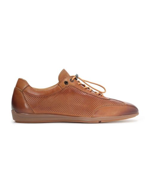 Kazar Herren Lederschuhe Mit Perforationen in Brown für Herren