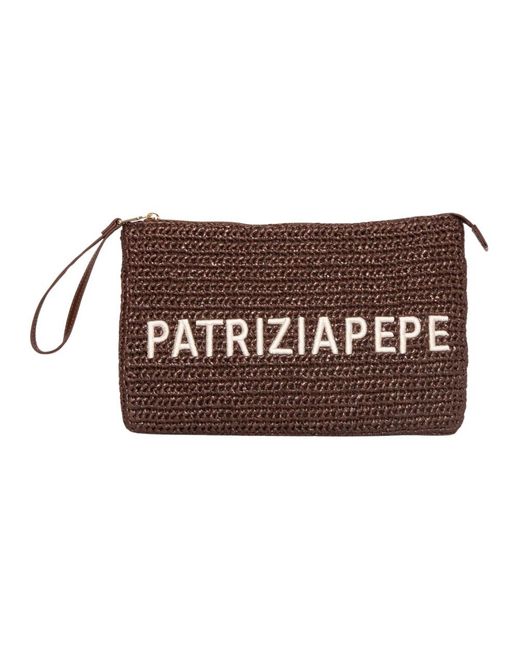 Patrizia Pepe Brown Clutches