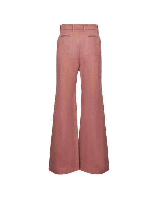 Wide Trousers di Chloé in Pink