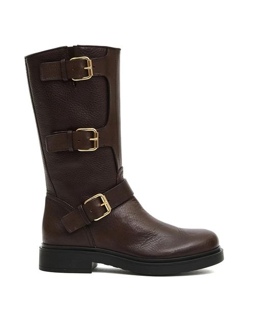 Agl Attilio Giusti Leombruni Brown High Boots