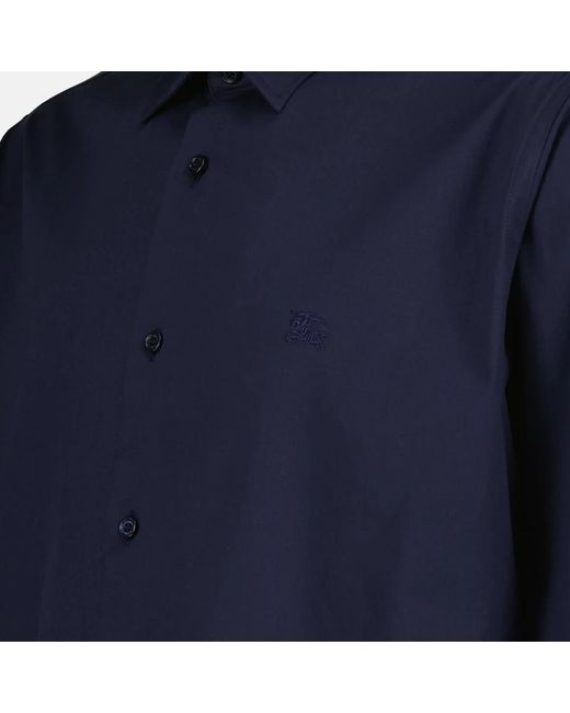 Burberry Klassisches hemd mit langen ärmeln in Blue für Herren