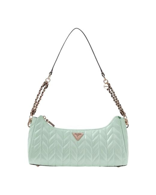 Guess Green Shoulder Bags