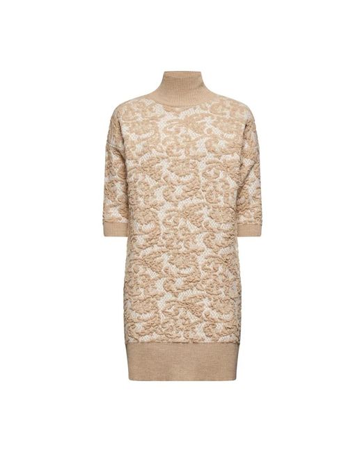 Knitted Dresses Silvian Heach en coloris Natural