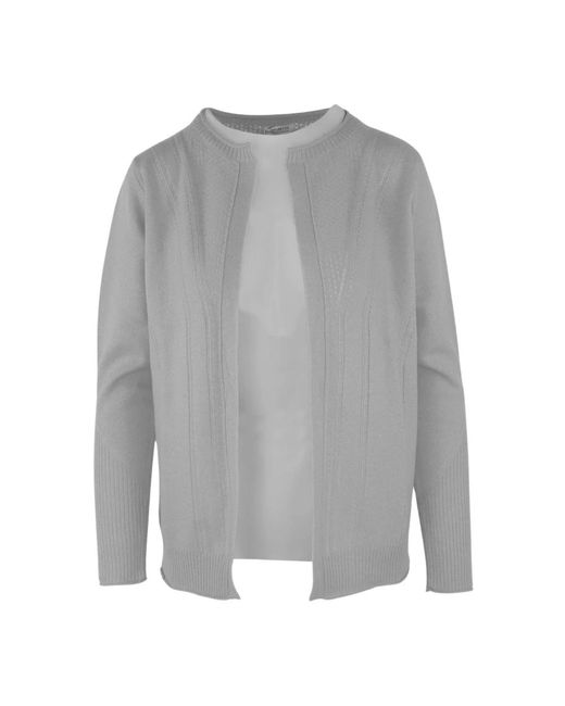 Lussuoso maglione in cashmere e lana di Malo in Gray