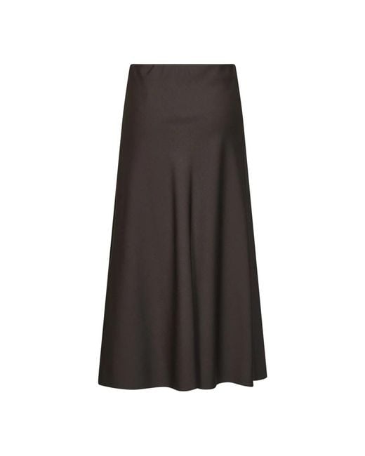 Brunello Cucinelli Brown Midi Skirts