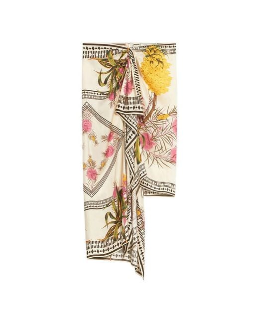 Blumarine Metallic Midi Skirts