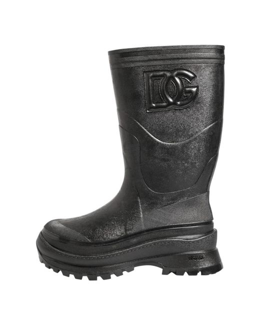 Dolce & Gabbana Gray Wellies for men