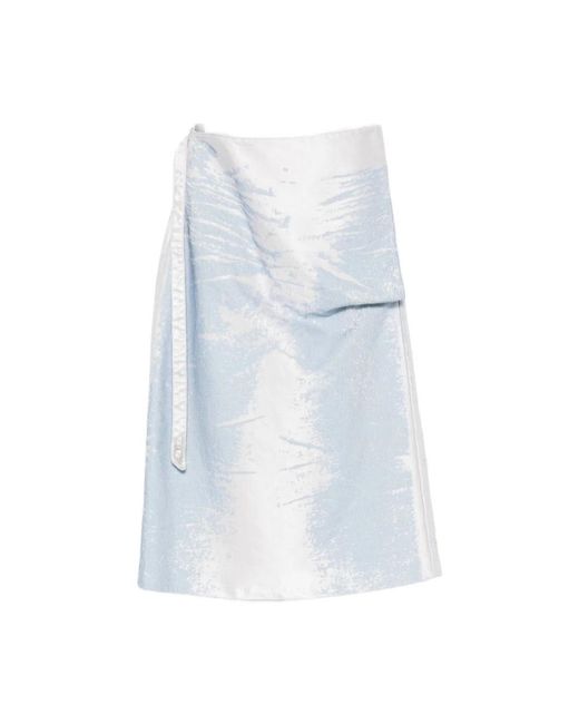 DIESEL Blue Midi Skirts