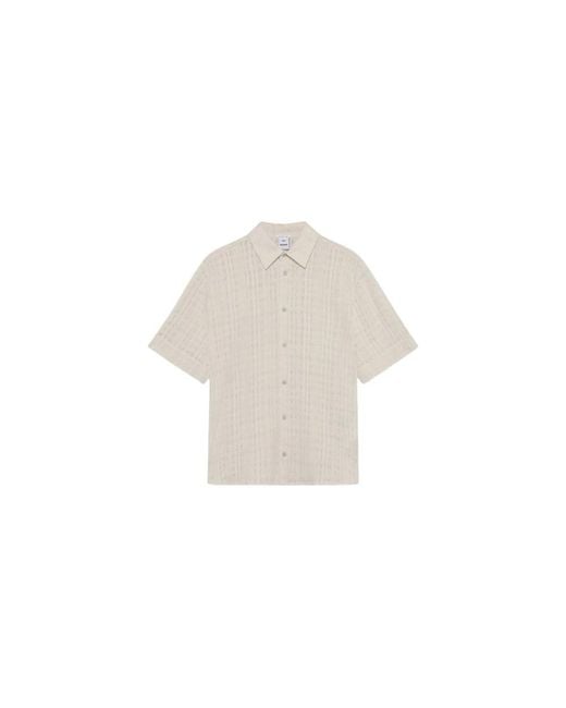 Won Hundred White Short Sleeve Shirts for men