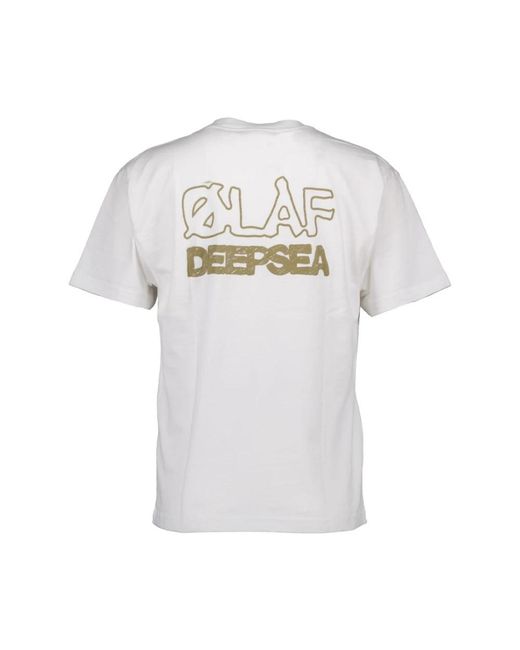 Olaf Hussein White T-Shirts for men