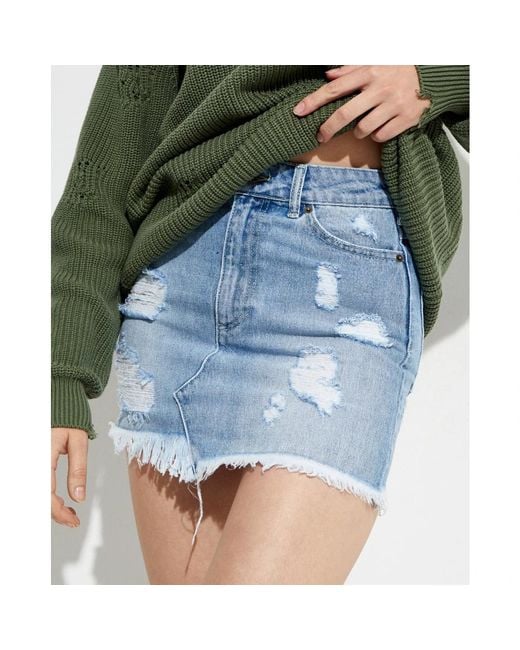 SER.O.YA Blue Denim Skirts