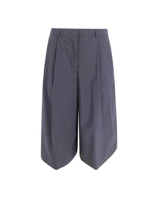 Herno Blue Long Shorts