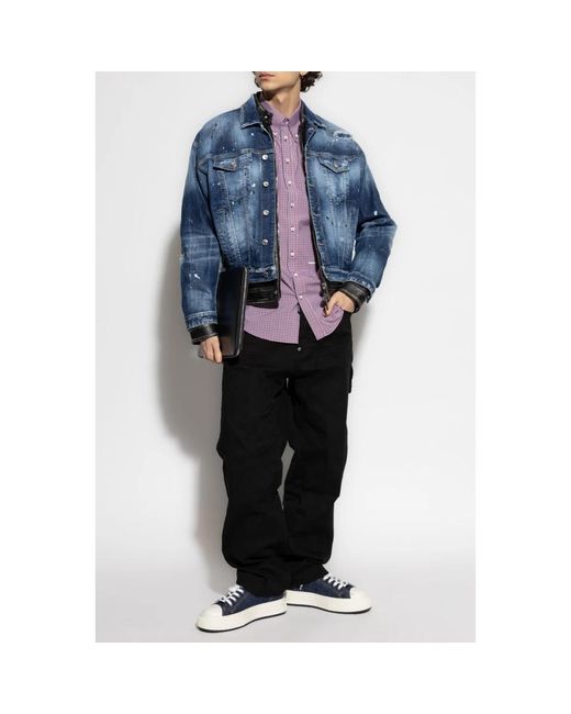Casual Shirts DSquared² de hombre de color Purple