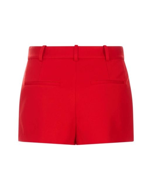 Alice + Olivia Red Short Shorts