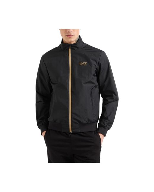 EA7 Black Light Jackets for men