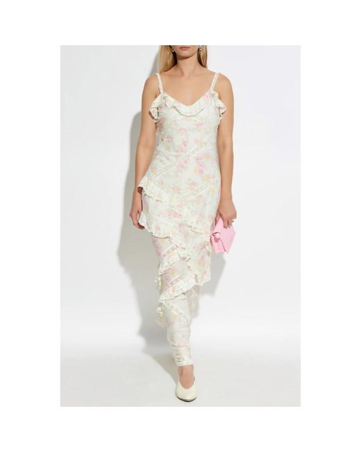 LoveShackFancy White Kleid 'Nocelle'