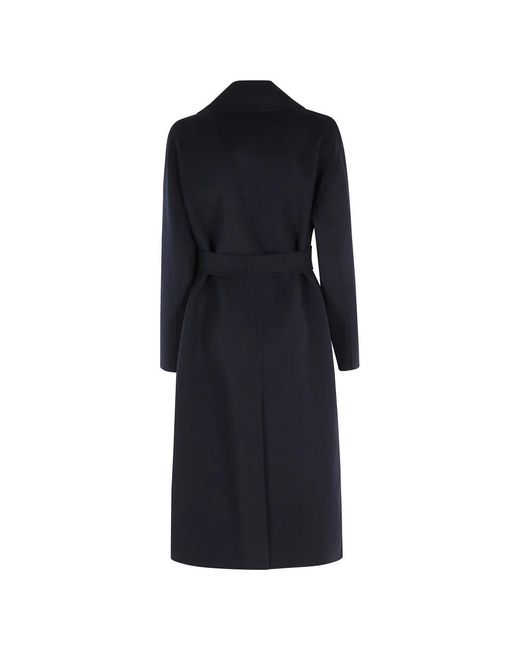 Max Mara Black Belted Coats