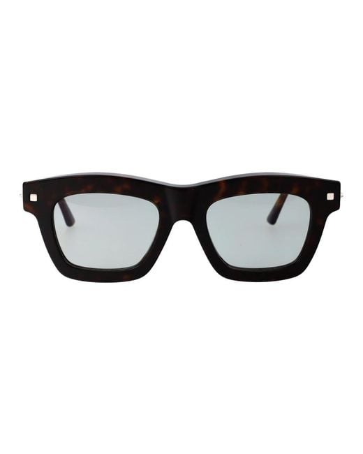 Kuboraum Stylische sonnenbrille mit maske j2 design in Black für Herren