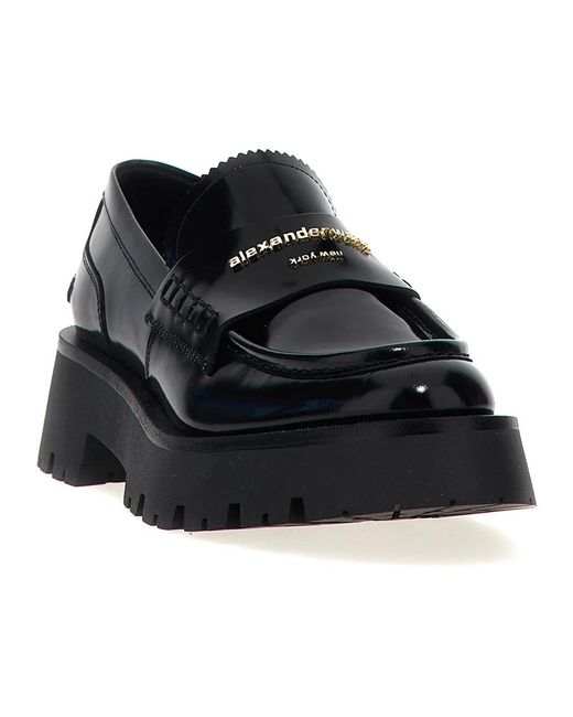 Alexander Wang Black Loafers