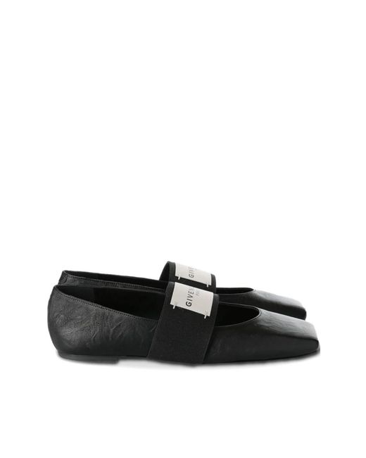 Givenchy Black Ballerinas