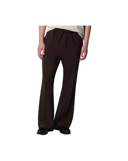 Needles Black Wide Trousers for men