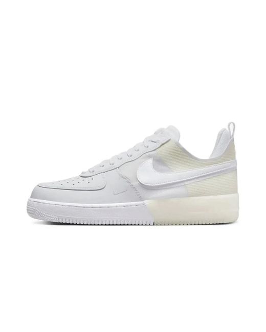 Nike Air Force 1 React in het White voor heren