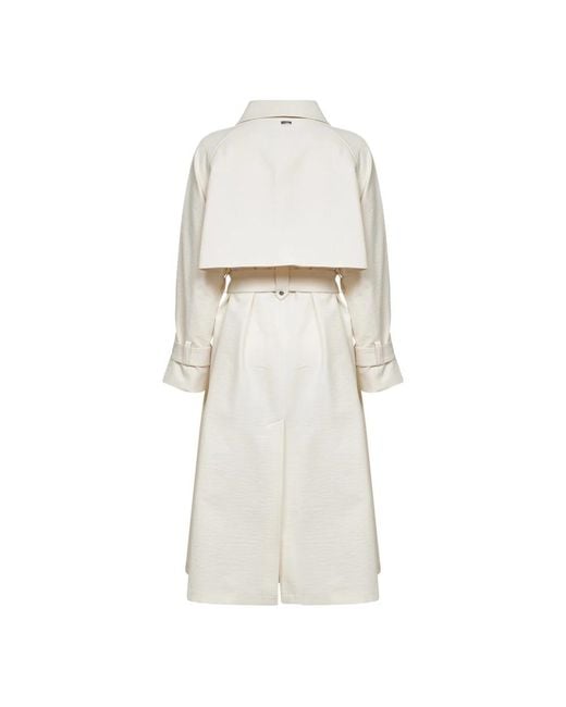 Herno White Trench Coats