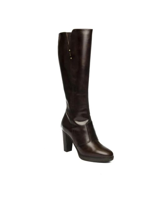 Nero Giardini Black Heeled Boots