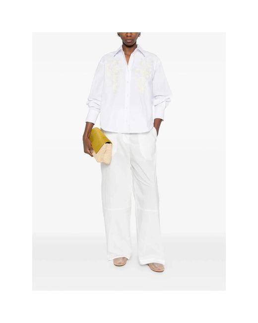 Ermanno Scervino Mfb20 Camicia in het White