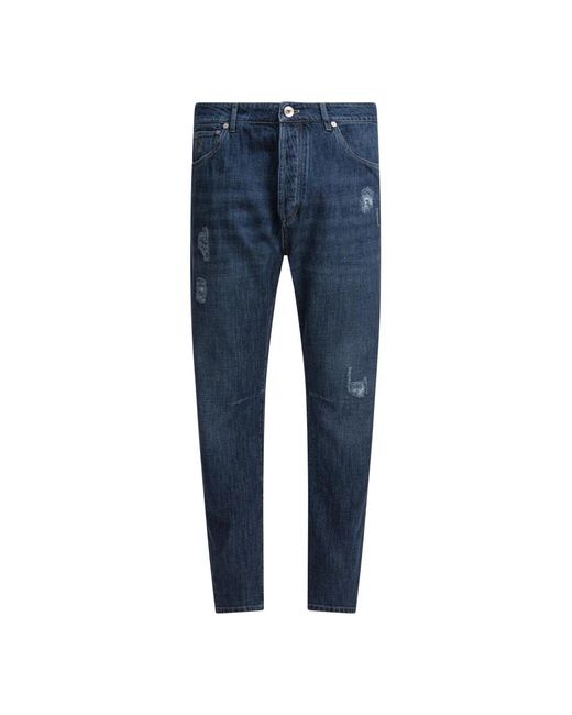 Brunello Cucinelli Blaue Jeans Für Männer in Blue für Herren