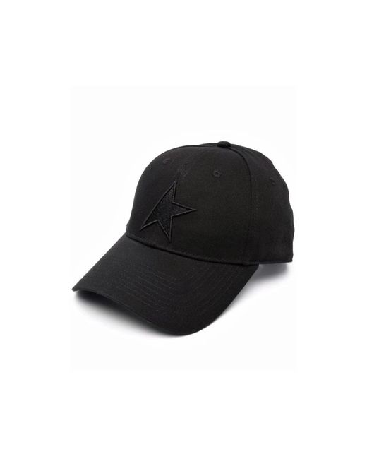 Golden Goose Deluxe Brand Black Caps for men