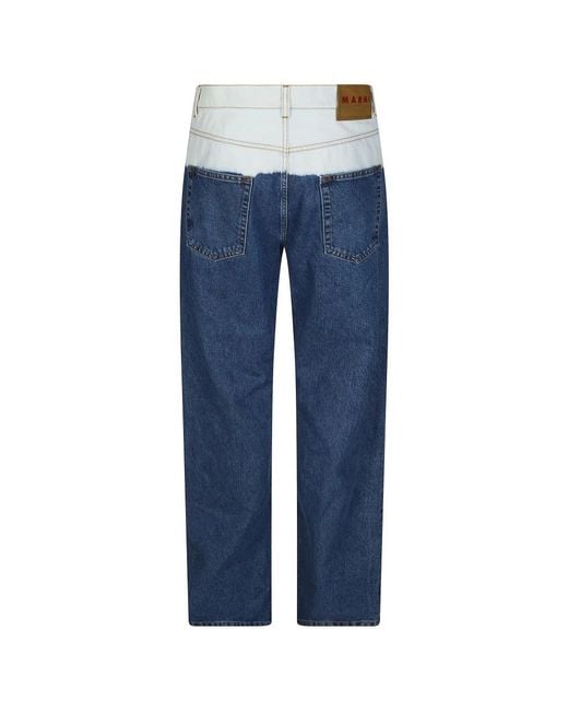 Marni Blue Slim Fit Jeans for men