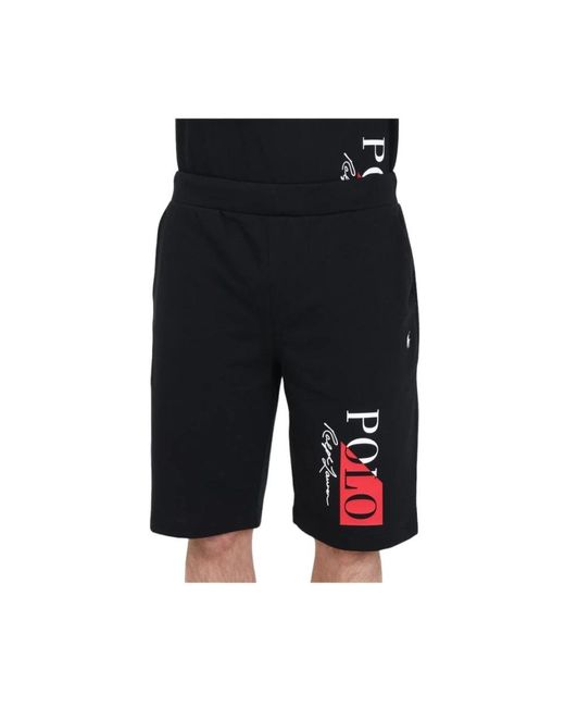 Polo Ralph Lauren Black Casual Shorts for men